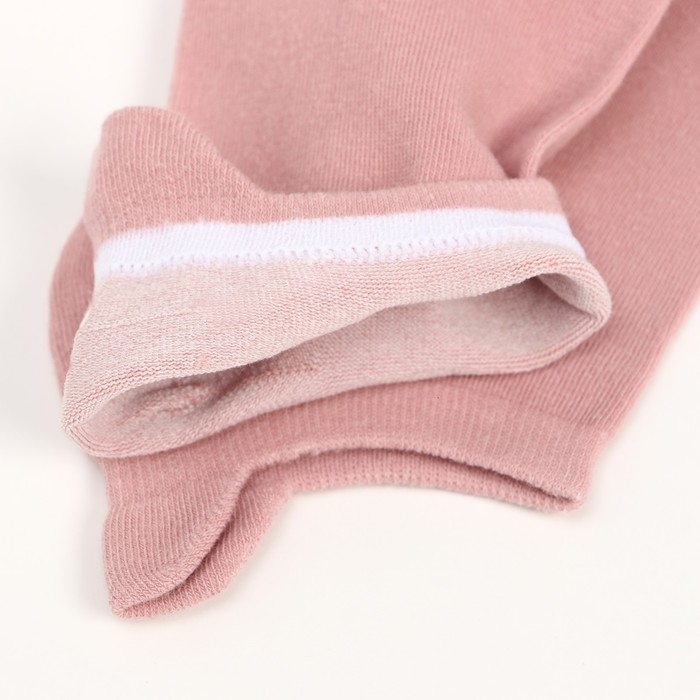 Носки женские укороченные, цвет розовый, размер 36-40