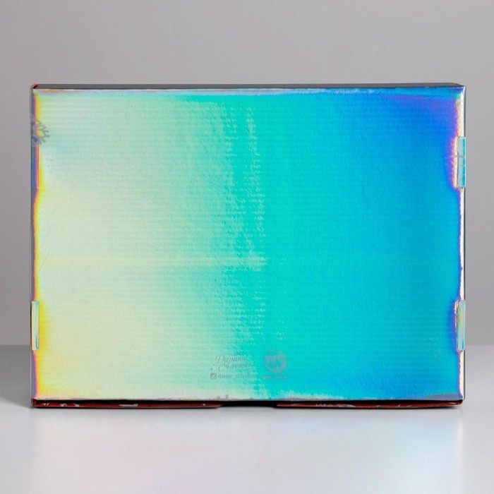 Коробка подарочная новогодняя складная &laquo;С Новым годом&raquo;, 30,5 х 22 х 9,5 см, Новый год