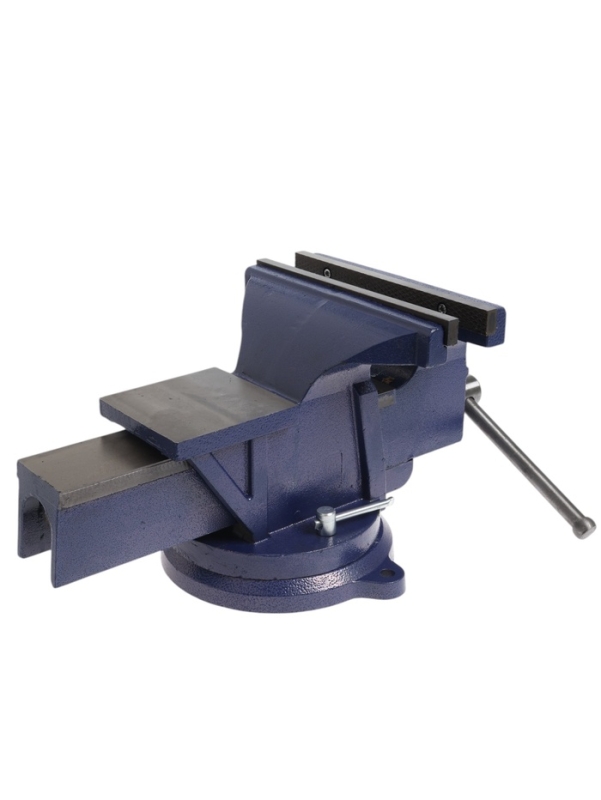 Тиски слесарные поворотные ТУНДРА, с наковальней, высокопрочный чугун ВЧ-40, 250 мм