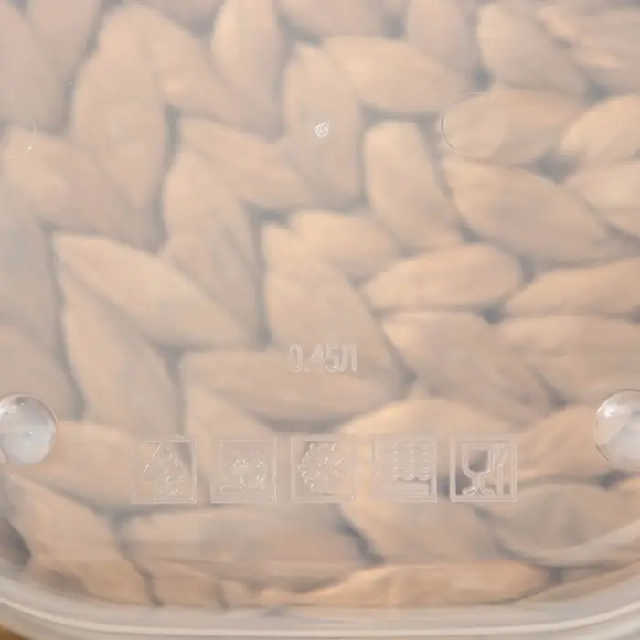 Набор контейнеров пищевых Доляна, квадратных, 2 шт: 450 мл, 700 мл, цвет голубой