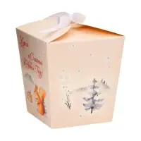 Бонбоньерка, новогодняя подарочная упаковка &laquo;Удачи и счастье в Новом Году&raquo;, 7.5&times;8&times;7.5 см