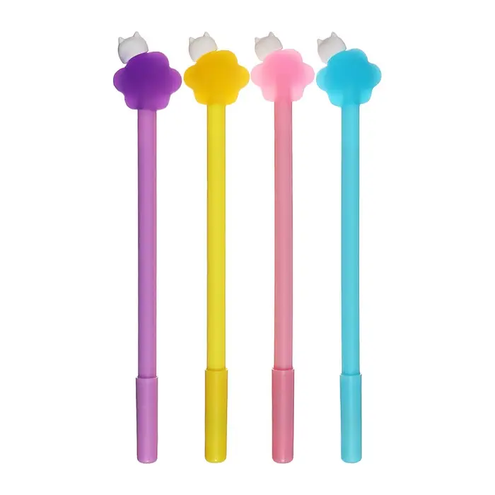 Ручка гелевая-прикол "Лапка" МИКС