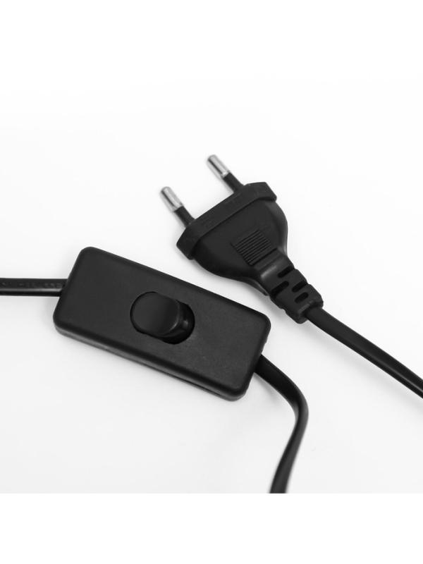 Лампа настольная "Никс" 1х40Вт Е27 черный 20х20х30см МОДЕЛЬ: