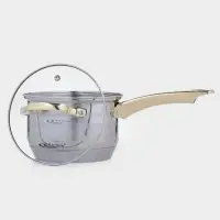 Ковш 1,8 л с/кр "ЭЛИС ГОЛД" ф16х10,5 см, клеп.ручки