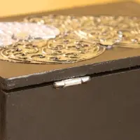 Шкатулка "Сердца" 18х12х8 см, МДФ