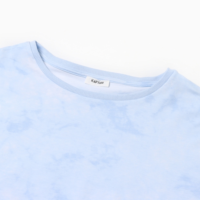 Костюм женский (лонгслив и шорты) KAFTAN р. 48-50, голубой