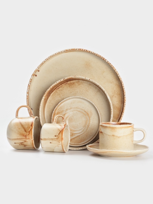 Блюдце Magistro "Organic brown" 14х1.8 универсальное