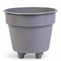 Горшок "Клевер" 4,5 л, D-20 см, h-18 см, цвет серый шёлк