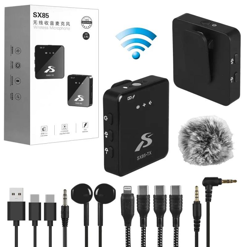 Петличный микрофон SX85 TYPE-C + Iphone