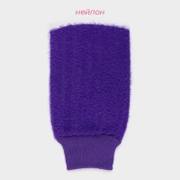 Мочалка - варежка массажная Доляна &laquo;Жёсткая&raquo;, цвет МИКС