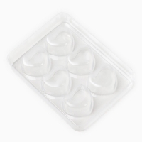 Аромасаше своими руками. Набор для создания ароматической фигурки из соевого воска &laquo;Сердечки с блестками&raquo;