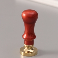 Печать для сургуча с пластиковой ручкой "Буква P на вензеле" 2,5х2,5х6,3см