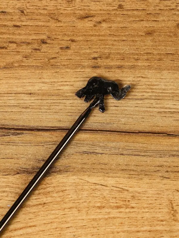 Гаситель для свечей &laquo;Слоник&raquo;, 23 см, латунь