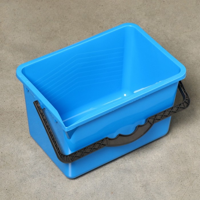 Ведро малярное, 8 л, пластик, МИКС голубого