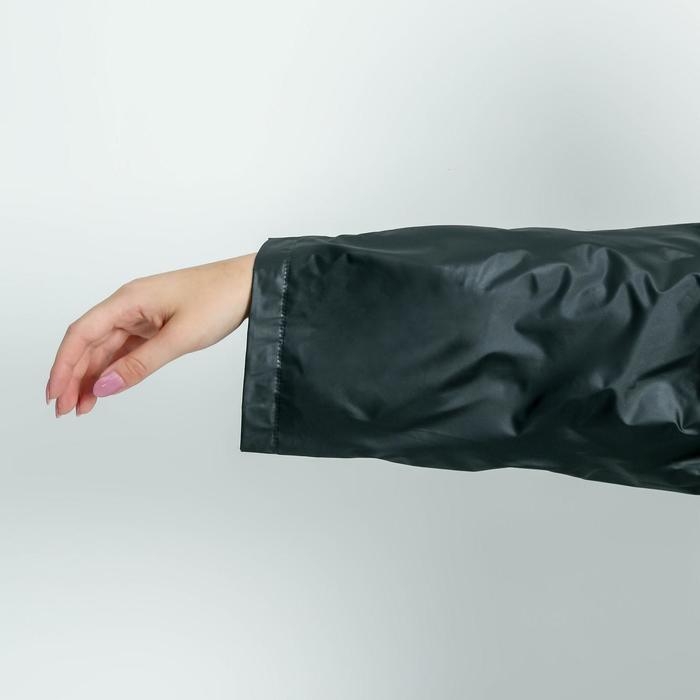 Дождевик взрослый плащ &laquo;На крыльях счастья&raquo;, размер универсальный, размер 42-48, 60 х 110 см, цвет чёрный