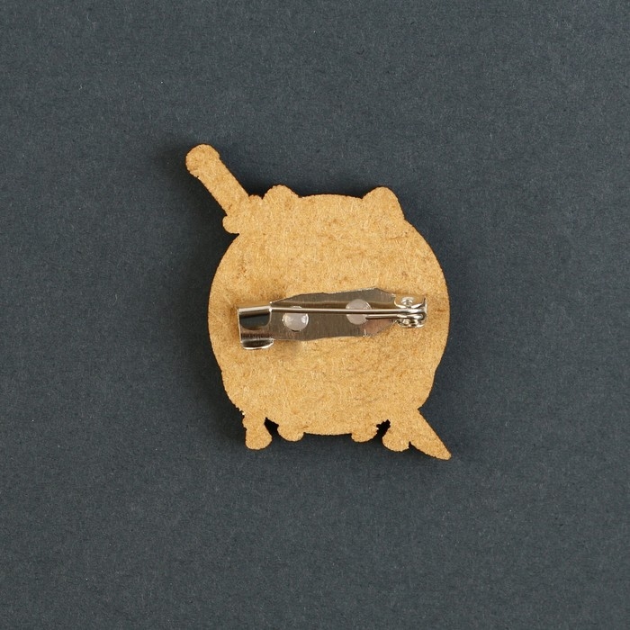 Значок деревянный &laquo;Кицунэ&raquo;, аниме, 2,9 х 3,3 см