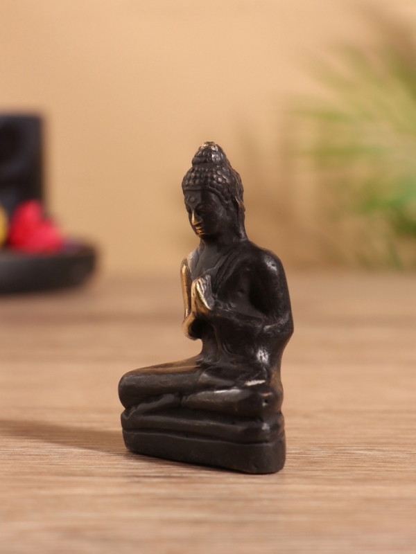 Сувенир бронза "Будда" 4х2х6 см