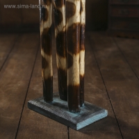 Сувенир дерево "Жираф голубой костюмчик" 12х20х80 см