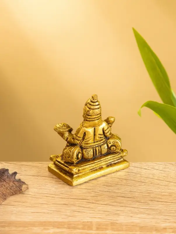 Сувенир "Лакшми" латунь 4,5х2,5х5,5 см