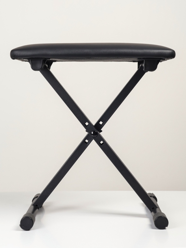 Банкетка для пианино складная, сиденье 28 х 38 см, высота 39/43/46 см