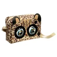 Музыкальная игрушка-сумочка "Котенок" звук, глазки моргают, леопард
