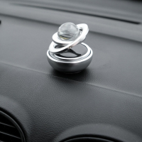 Аксессуар на панель, гравитационные кольца, вращается от солнца, серебро Аксессуар на панель, гравитационные кольца, вращается от солнца, серебро