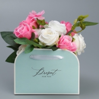 Переноска для цветов складная &laquo;Тиффани&raquo;, 17 &times; 13 &times; 7 см