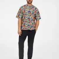 Футболка из бифлекса Morfiss с полной запечаткой на заказ, размер XL/XXL