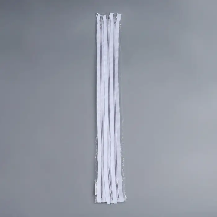 Молния &laquo;Спираль&raquo;, №5, разъёмная, замок автомат, 70 см, белая, сиреневая