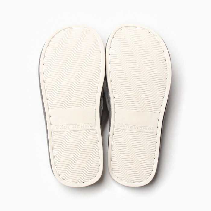 Тапочки женские размер 38-39, цвет серый