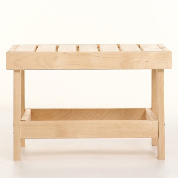 Скамейка "Топчан" 60х40х45 см лиственные породы