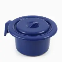 Горшок детский с крышкой, синий