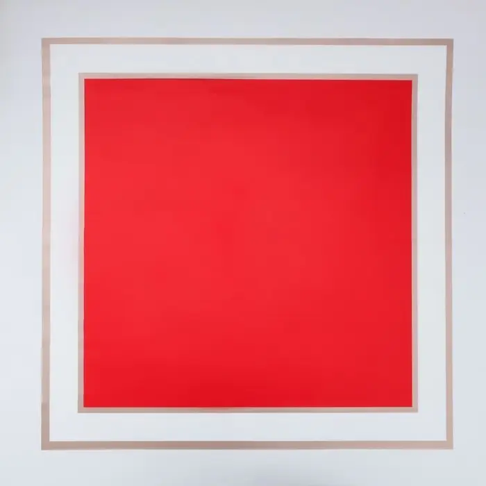 Пленка флористическая, красная, 58&times;58 см, 50 мкм