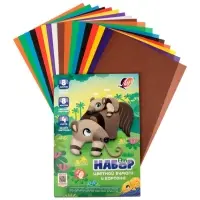 Набор цв бумаги и картона А4 20л (8л цв бумага, 8л, цв картон, 4л бел картон) &laquo;Zoo&raquo; Муравьед 1096340