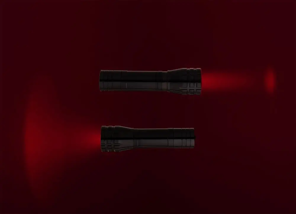 Фонарик с фокусировкой луча Beaming, черный