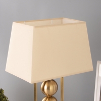 Настольная лампа "Оливер" Е27 40Вт латунь 33х22х53 см