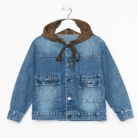 Куртка джинсовая для мальчика, цвет синий, рост 104 см Куртка джинсовая для мальчика, цвет синий, рост 104 см