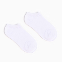 Набор женских носков (3 пары) укороченные, цвет белый, размер 36-39 Набор женских носков (3 пары) укороченные, цвет белый, размер 36-39