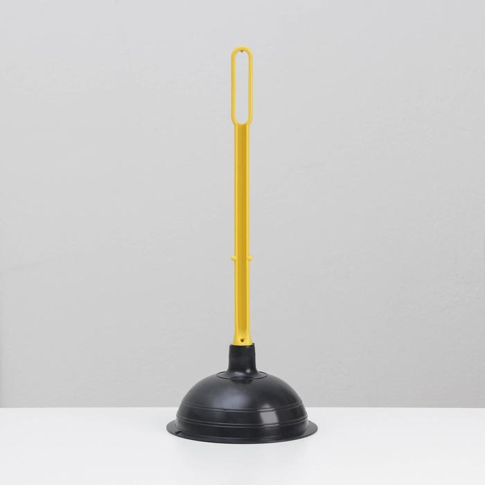 Вантуз с длинной ручкой, d=14.5 см, h=38 см, МИКС