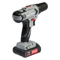 Дрель-шуруповерт "Ресанта" ДА-18-2ЛК, 18 Вт, 2х2 Ач, Li-Ion, 50 Нм, 400/1400 об/мин