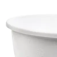 Горшок для цветов с поддоном 3,6 л d_ см h_ см "Цветочек" белый