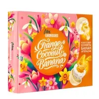 Конфеты глазированные &laquo;Банан, апельсин, кокос&raquo;, 112 г