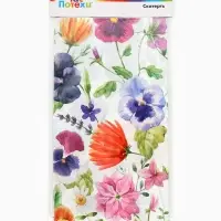 Скатерть одноразовая &laquo;Полевые цветы&raquo;, 130 х 180см