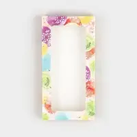 Коробка для шоколада &laquo;С днём рождения!&raquo;, с окном, 17.3 х 8.8 х 1.5 см