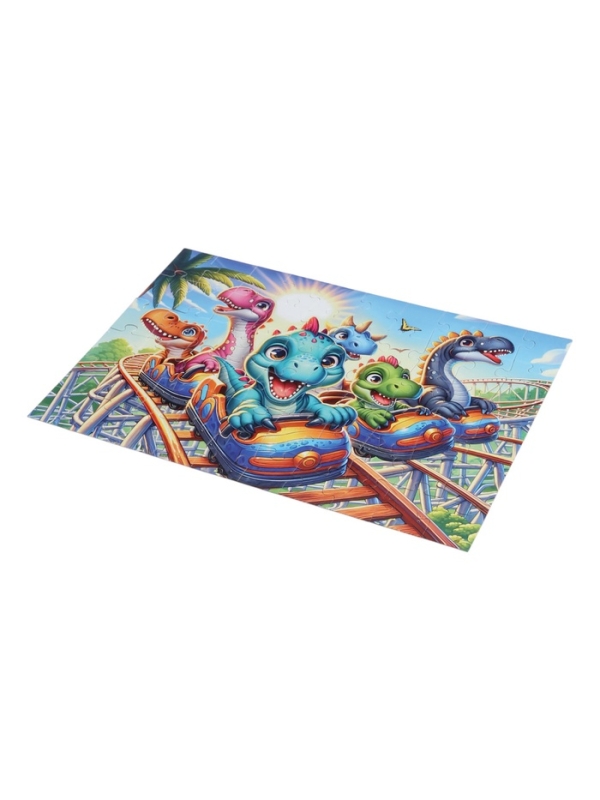 Пазл 60 эл. "Динозавры на аттракционе" УК60-1983