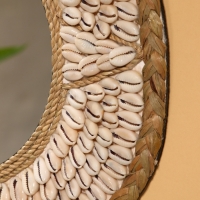 Зеркало настенное 32х50 см (декорировано ракушкой)