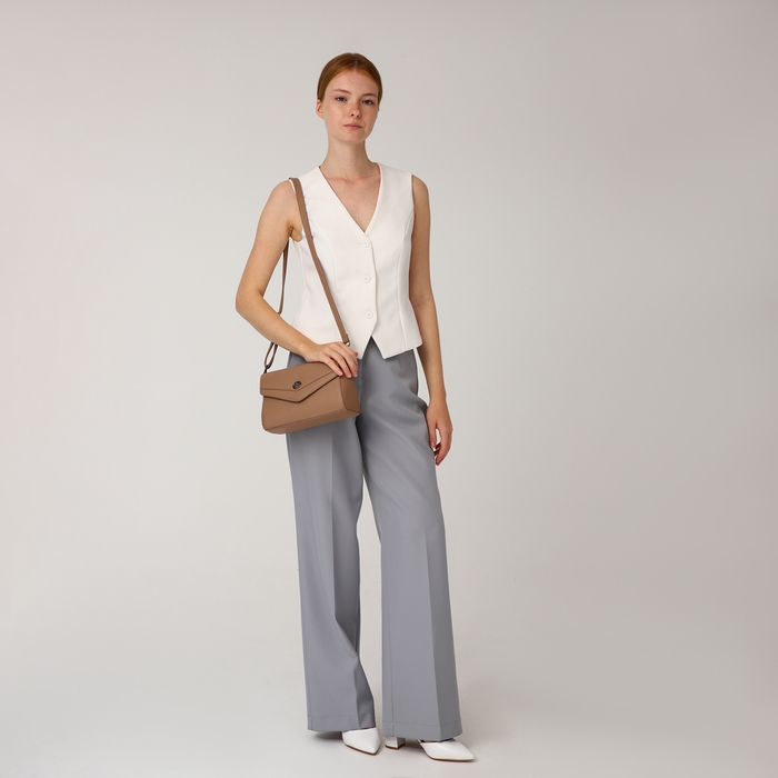 Сумка-мессенджер на магните, цвет бежевый Сумка-мессенджер на магните, цвет бежевый