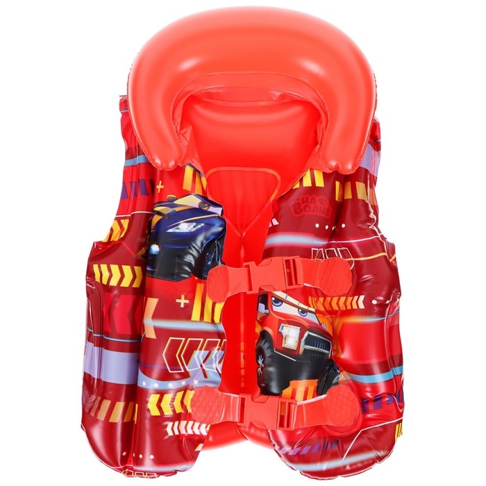 Жилет надувной «На волне: Машинки», детский, 51 х 46 см Жилет надувной «На волне: Машинки», детский, 51 х 46 см