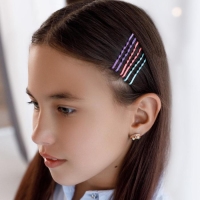 Резинки и невидимки для волос &laquo;Авокадо&raquo;, 12 шт