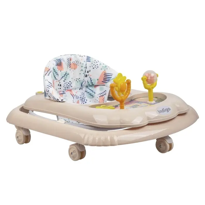 Ходунки &laquo;Верный друг&raquo;, 7 колес, муз. игрушки, бежевый